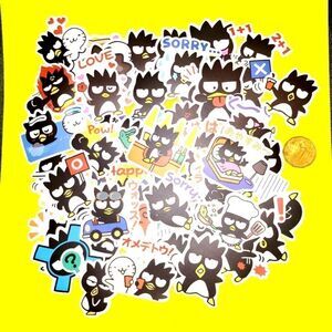 Brand New 50pcs Sanrio Badtz Maru Waterproof Stickers